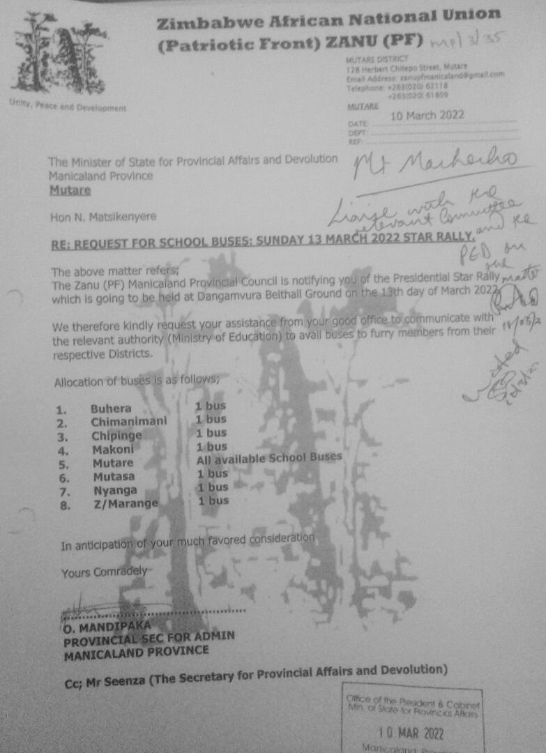 ARTUZ_teachers's tweet photo. ZANU PF led gvt abdicated from mandate of funding education.Parents are carrying the burden of funding education,the parents buy school buses through levies.ZANU PF grabs school buses in pursuit of private political gains.The party has normalised shameful conduct.#SafeSchools https://t.co/bC68lo2s5G