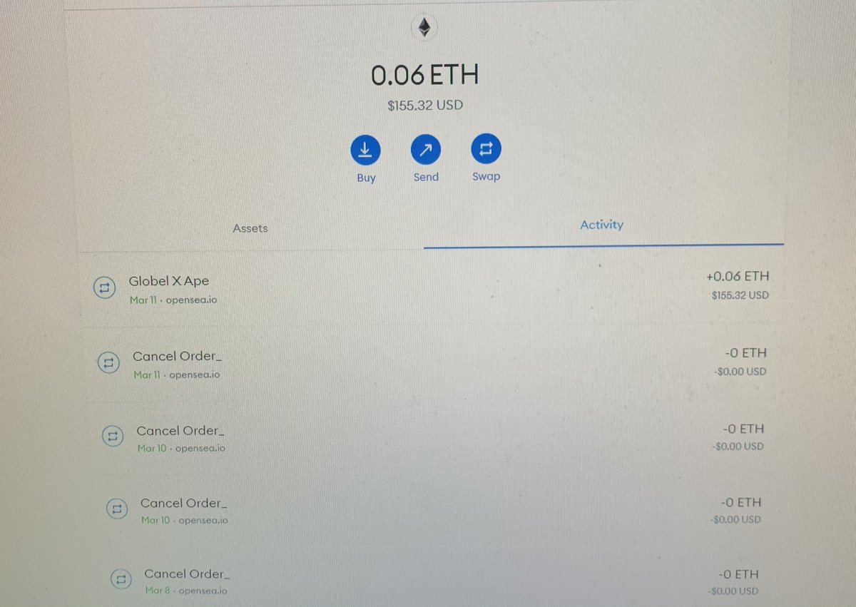 nick1517_'s tweet photo. @XApeSociety Got my payout 🙏🏻 https://t.co/x3w4v0XINW