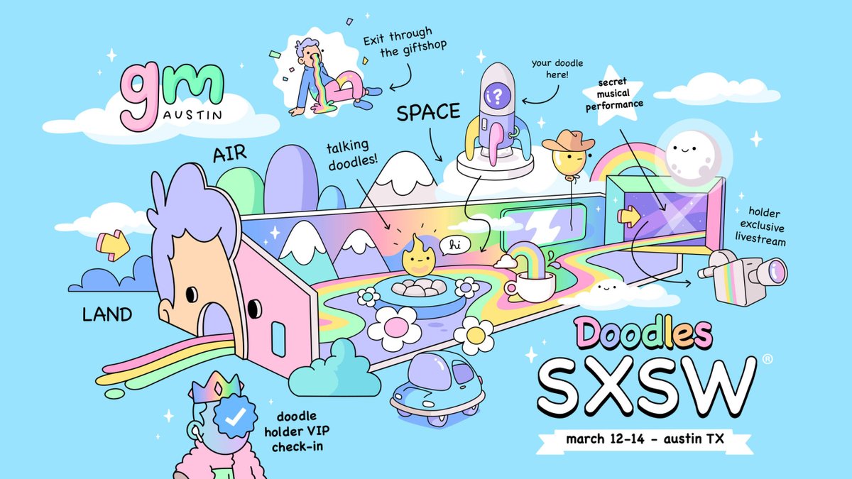 YoshiRadioctive's tweet photo. #Behr is helping bring Doodles’ iconic colors to #life in a
one-of-a-kind immersive experience at the SXSW festival

https://t.co/JtmDYlwiJU https://t.co/GQEwL44pba