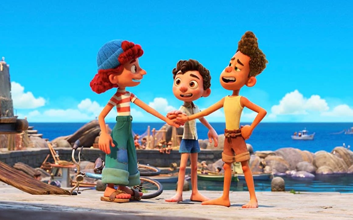 BriggonSnow's tweet photo. The way that Turning Red and Luca are the MOST relatable Pixar movies ever 🤌 https://t.co/SeLO6THFFq