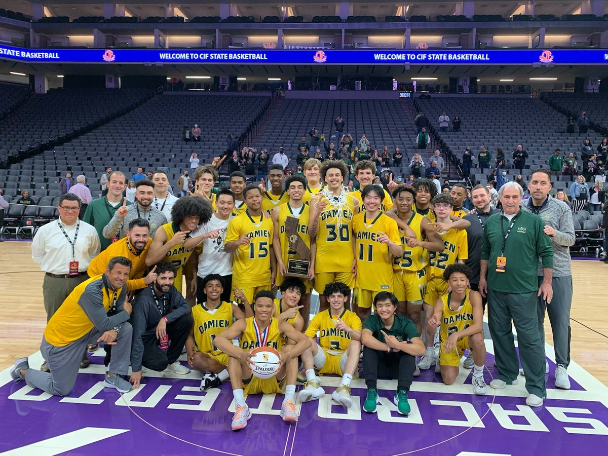 CIF State (@cifstate) on Twitter photo ๐๐Congratulations to <a href="/DamienSports/">Damien Athletics</a> - 2022 CIF State Division I Boys Basketball Champions! ๐๐Congratulations to <a href="/DamienSports/">Damien Athletics</a> - 2022 CIF State Division I Boys Basketball Champions!