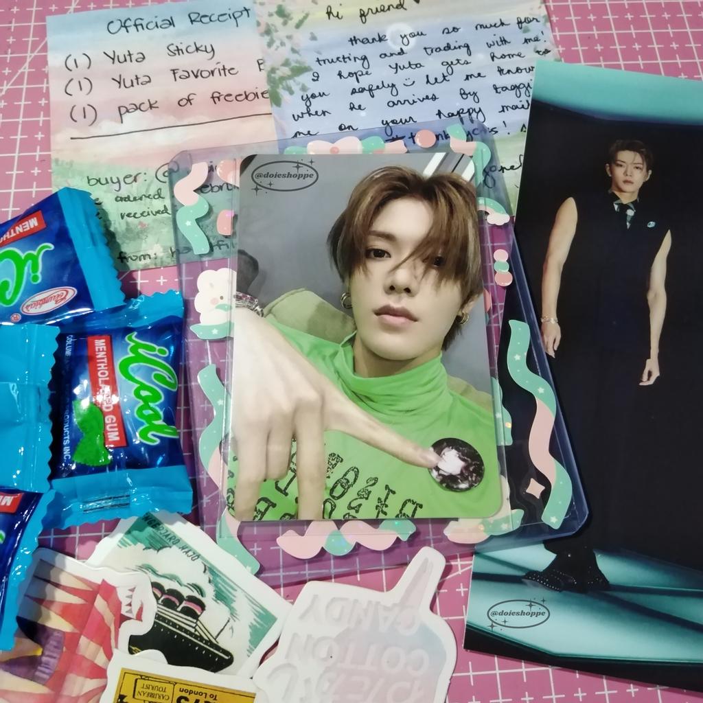 doieshoppe's tweet photo. — [☁] yuta mail !!
#thankhycks

hello bff @haertfiles, thank you for trading with me! i received yuta in good condition and thank u so much for the freebies <3 looking forward for more transactions with u! https://t.co/eBdrepNFzC