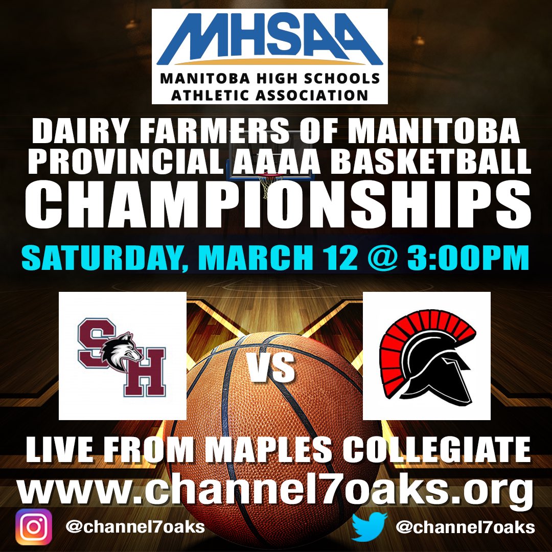 March 12 3:00pm Game: Sturgeon Heights vs Sisler <a href="/basketballmb/">Basketball Manitoba</a> <a href="/MHSAA_/">MHSAA</a>