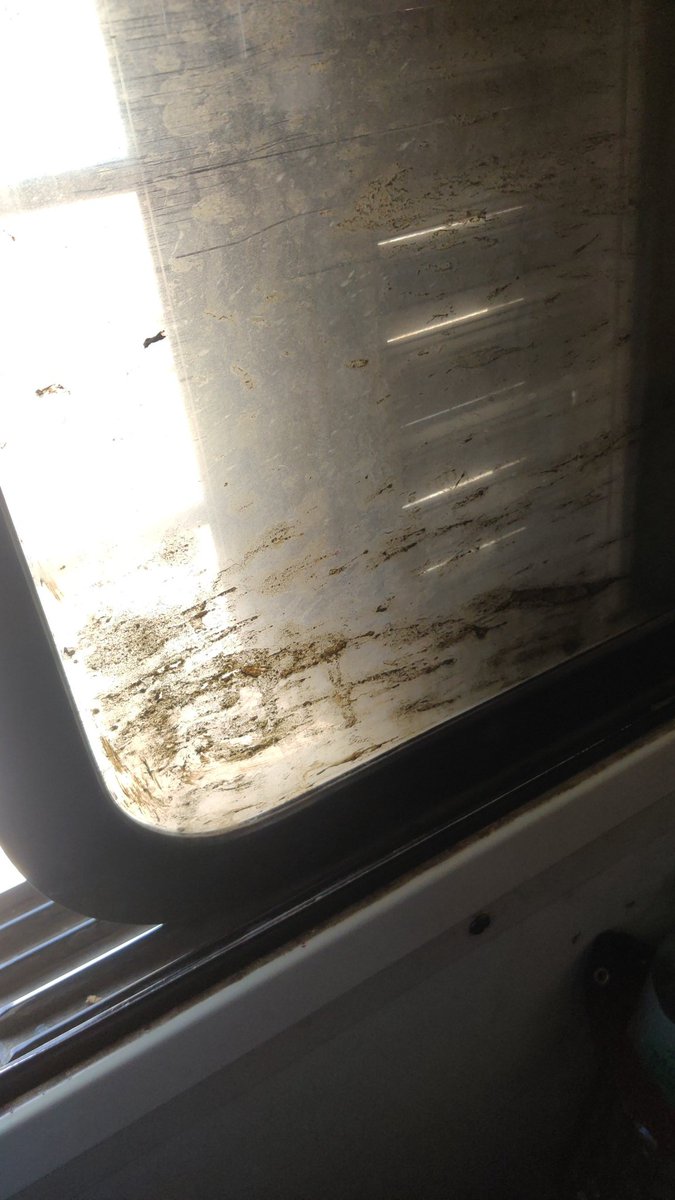 Mickeysud's tweet photo. @RailMinIndia @RailwaySeva @AshwiniVaishnaw don't you think train coaches needs to be cleaned? #12715 #sachkhandexpress #S1 https://t.co/Tvwg4ItDfx