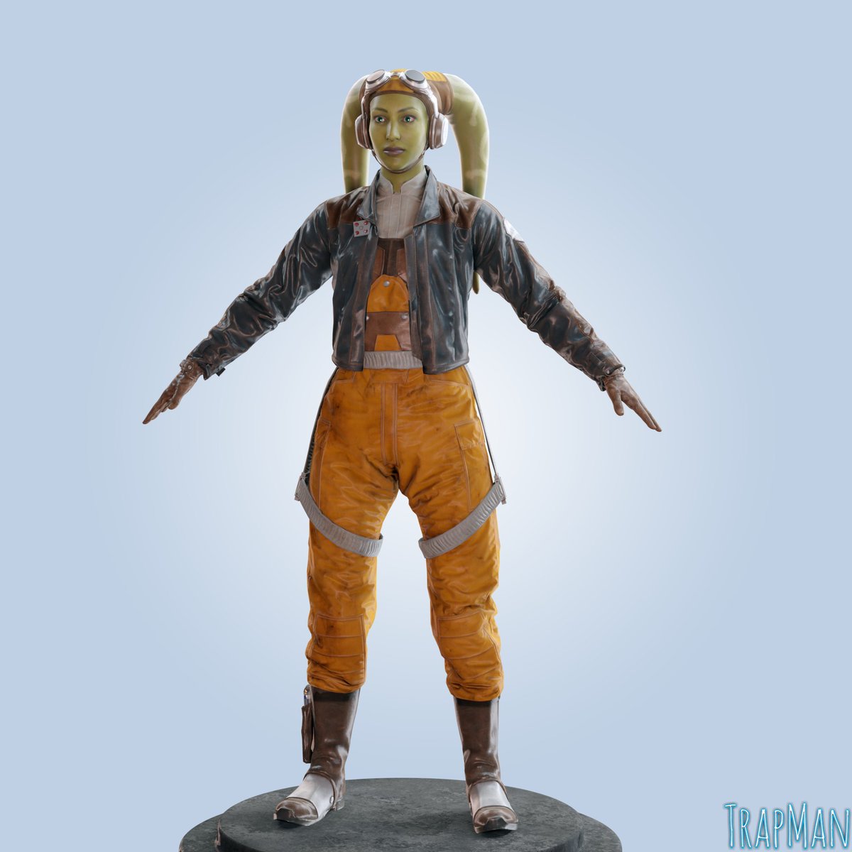 TrapManArtist's tweet photo. #HeraSyndulla #StarWars #StarWarsRebels #blender #3dart #3DCG #3dmodel #femboy #trap #Rule63 #genderswap https://t.co/8MRnYYjCE2