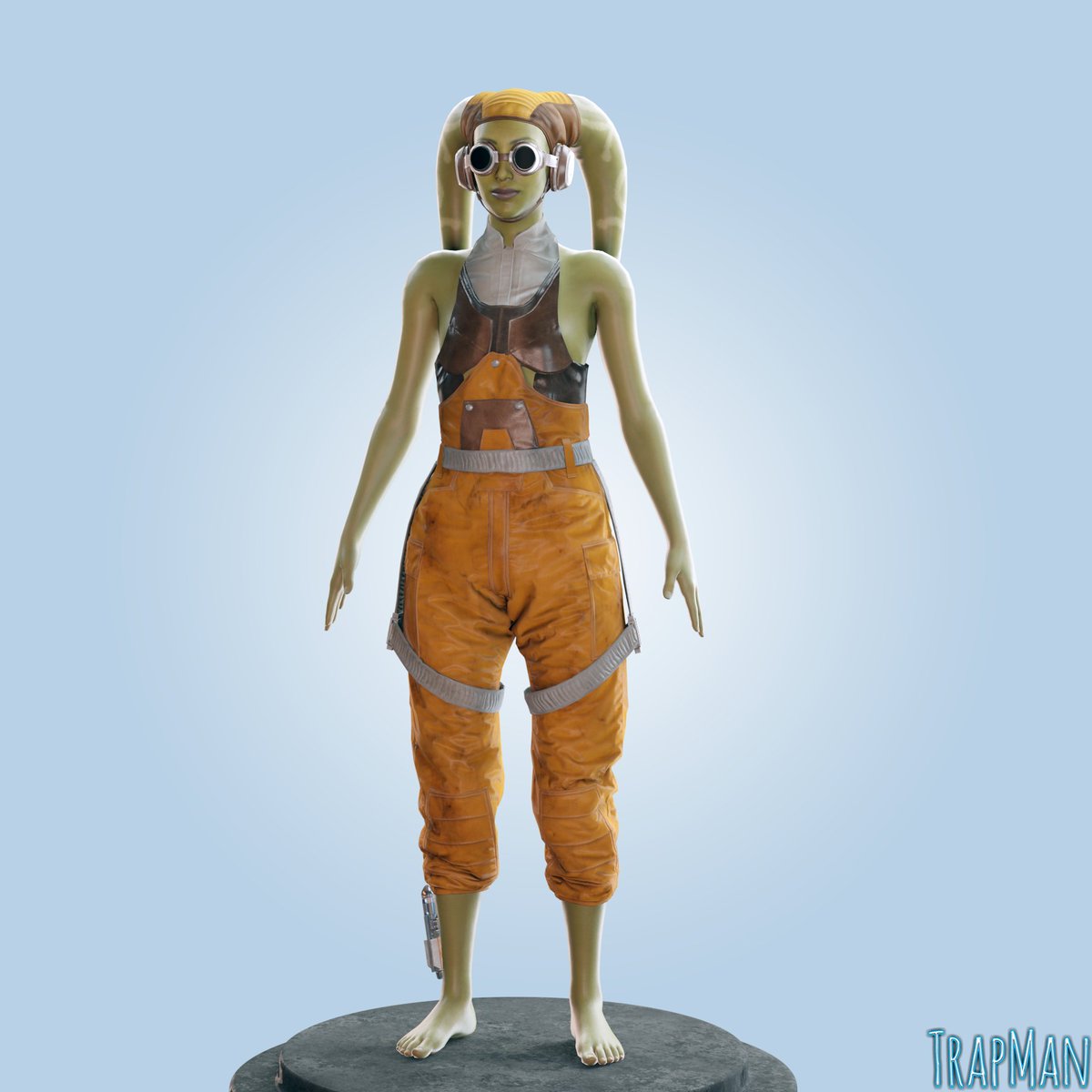 TrapManArtist's tweet photo. #HeraSyndulla #StarWars #StarWarsRebels #blender #3dart #3DCG #3dmodel #femboy #trap #Rule63 #genderswap https://t.co/8MRnYYjCE2