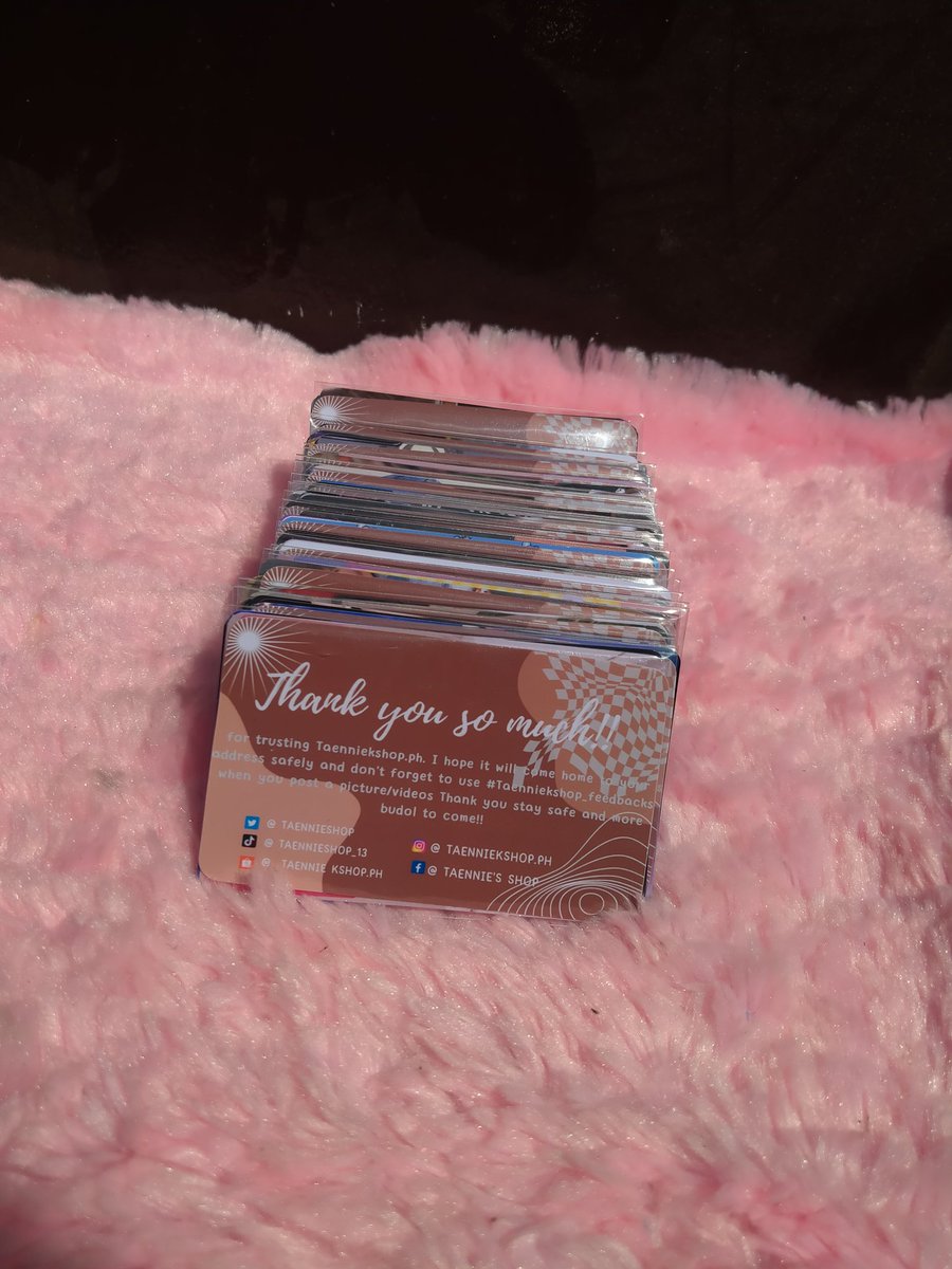 TaennieShop's tweet photo. DONE PACKING FREEBIES ANG GANDA LEGIT KAYA UMORDER NA DIN KAYO!!♡♡ https://t.co/m1rQaqQ6y7