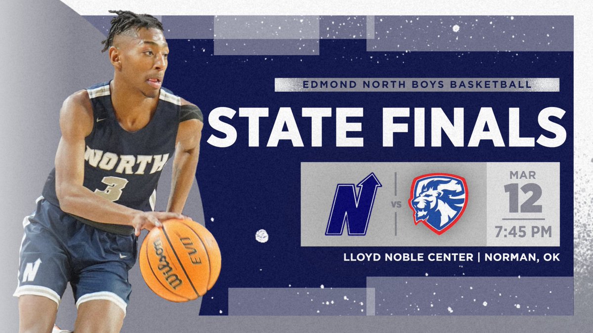 1 More to Go!!!  Husky Boys Basketball in the the 2022 6A State Finals!!  Saturday night against Moore at the Lloyd Noble Center!  Tip off is set for 7:45! #HuskyNation #beGREAT <a href="/ENHSHuskyBall/">Edmond North Men's Basketball</a>