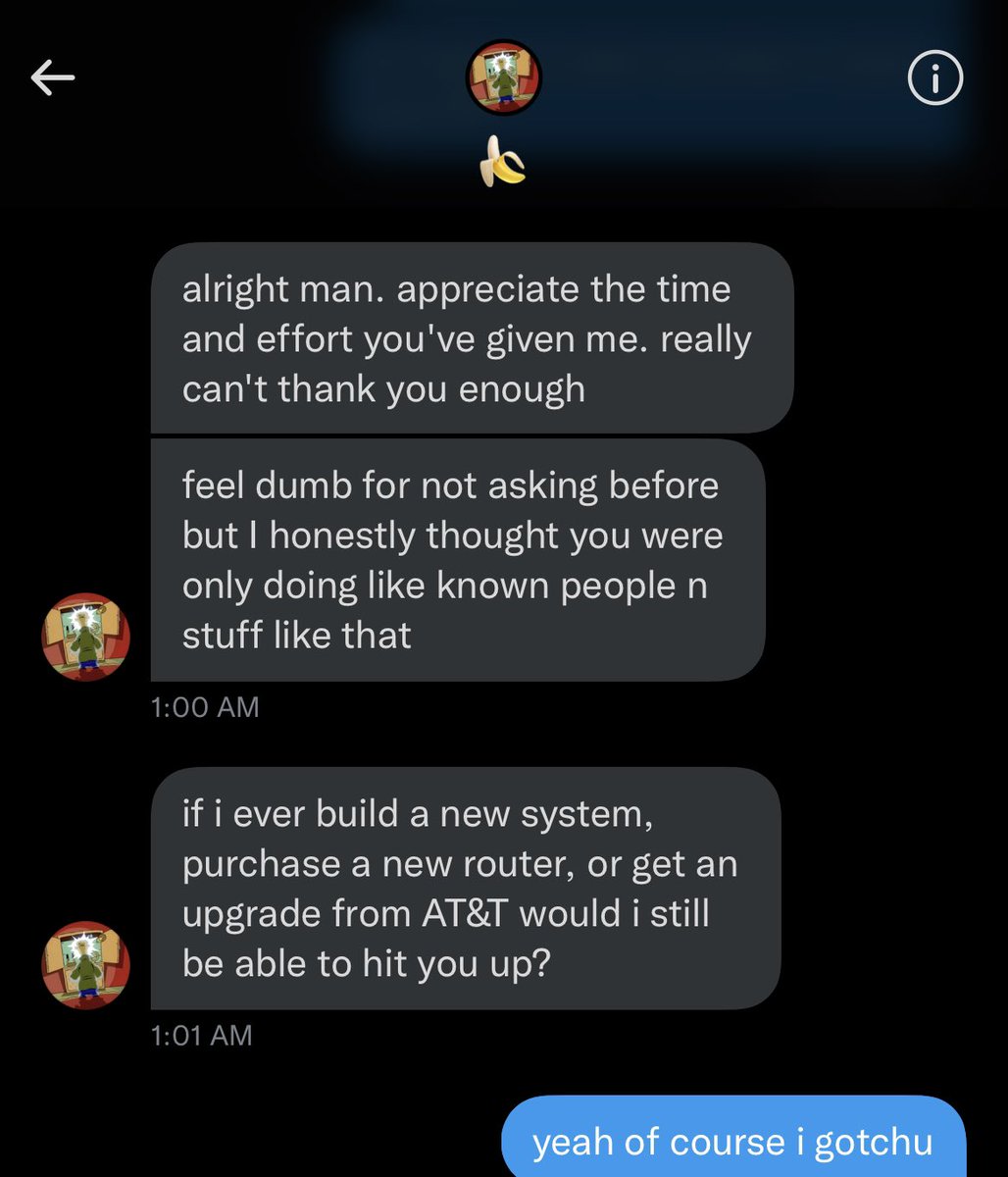 DamagedPower's tweet image. got his speeds from 700/700 to 940/940 🤩