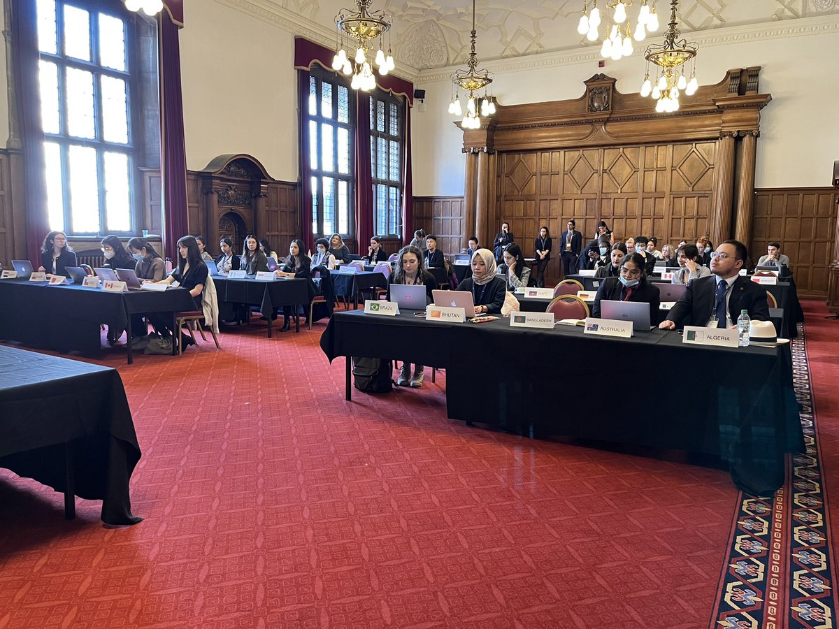 SheffWHO2022's tweet photo. Our delegates are present and ready to begin Assembly 1! #SheffWHO2022 🌍✨ https://t.co/L8BiihFgB6