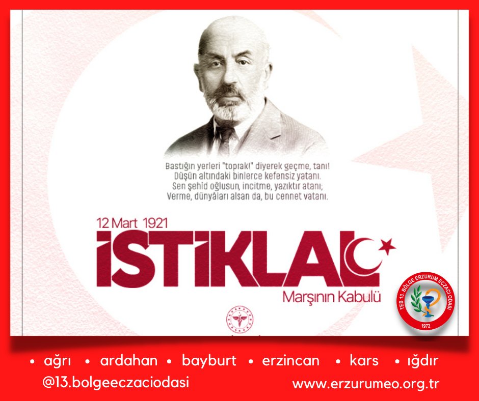 Bastığın Yerleri Toprak Diyerek Geçme Tanı !!!
#MehmetAkifErsoy
#İstiklalMarsı