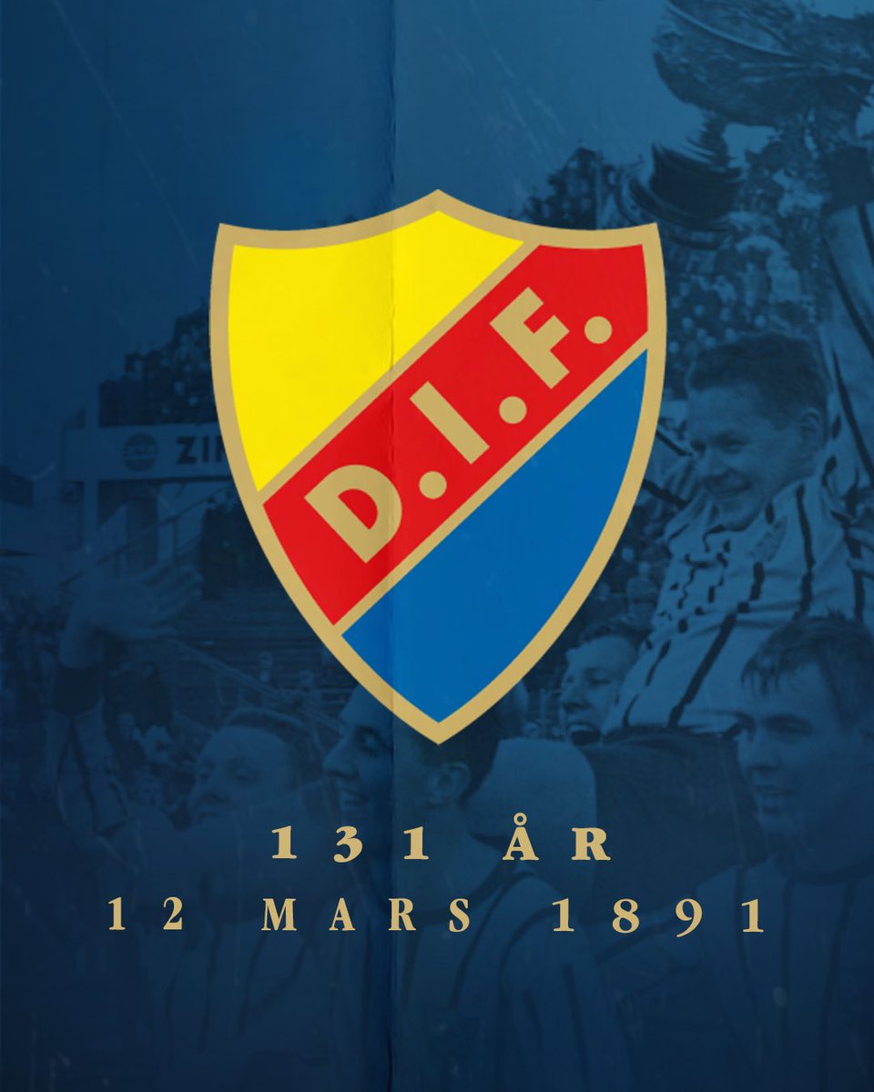 Grattis på 131-årsdagen Djurgårdsfamiljen! 💛❤️💙