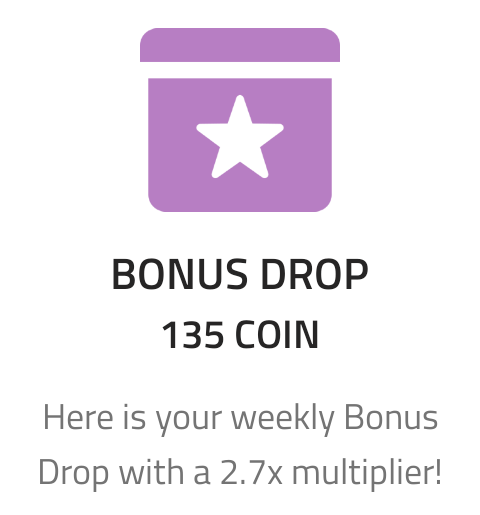 Jayateddy2's tweet photo. I got a Bonus Drop and collected 135 COIN! https://t.co/VcfTW0hnkd https://t.co/5OXzdfM2Uq