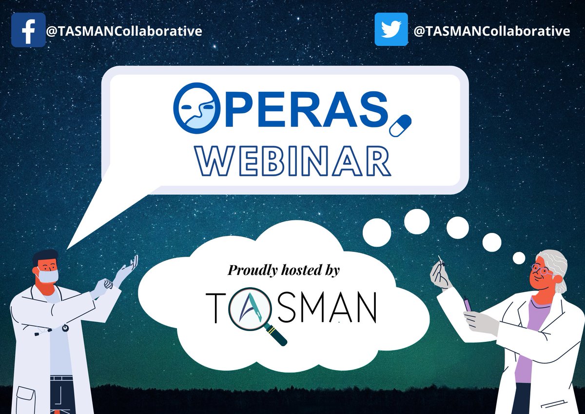 We’re excited to announce our next event: the OPERAS Webinar🌟🎉💊

This will be held online on Sat 2nd April from 10am-12pm AEDT. We’ve got a fantastic line-up of speakers planned, so stay tuned for more information on our speakers and how you can register to attend 🥳🎟️