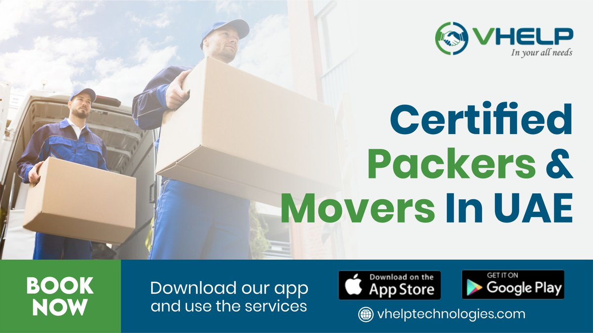 VHelpHomeServi1's tweet photo. Hire the best to get your things packed and moved to your new destination within or out of UAE at affordable prices. If needed, an additional truck is also the benefit on offer to help you relocate your stuff to your new destination. Just get the VHelp app.
#vhelp #dubai #UAE https://t.co/K8fkAiITcR