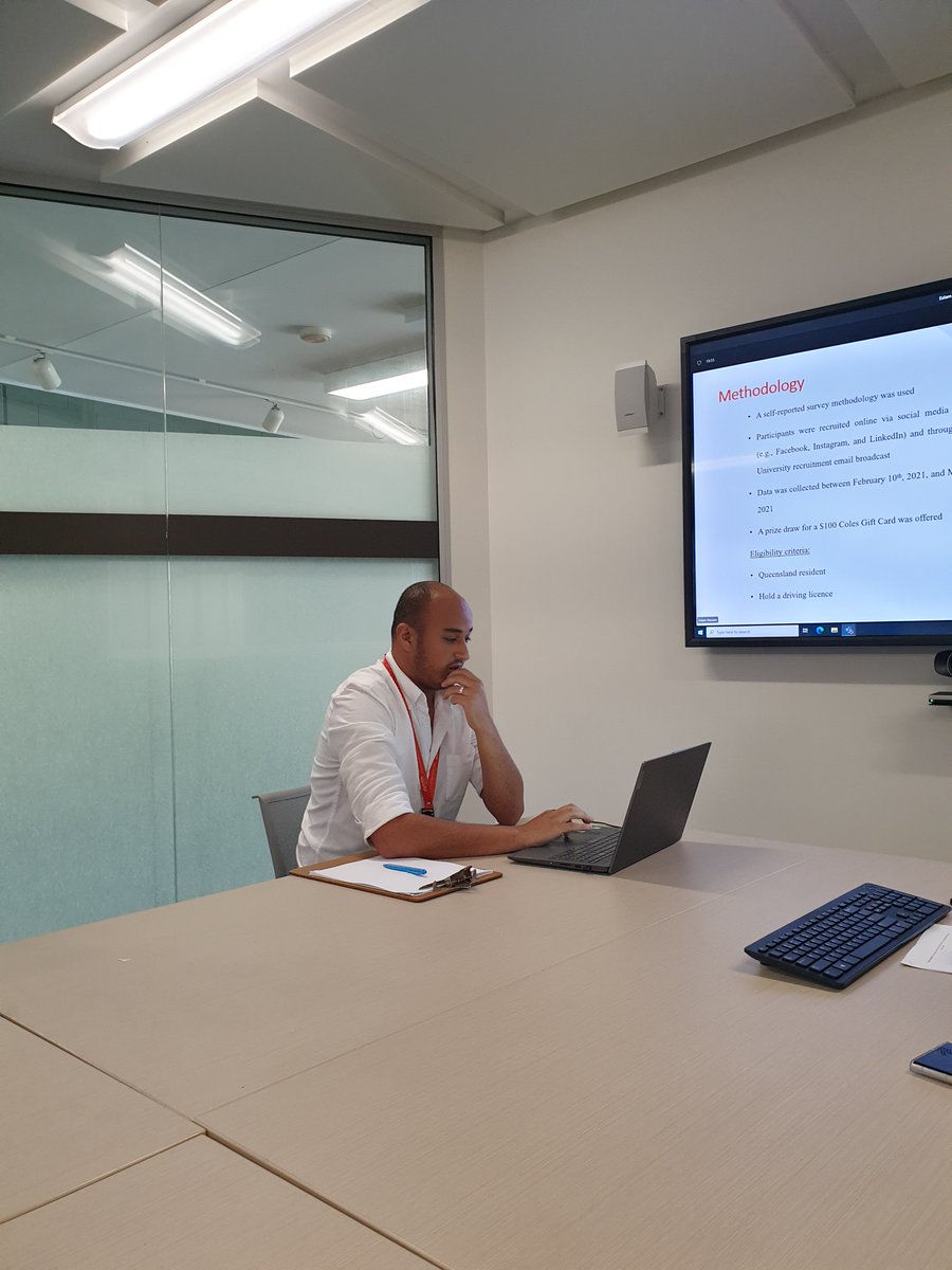 Congratulations to Eslam Hassan for presenting the findings of his PhD research as part of his Thesis Candidature and Review Milestone. <a href="/DavidRodwell6/">David Rodwell</a>  provided some excellent feedback as the external assessor. <a href="/griffcriminst/">Griffith Criminology Institute</a>