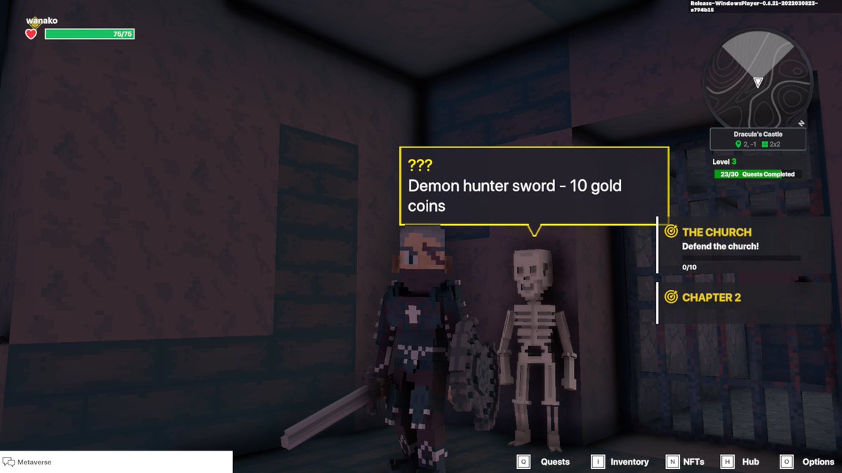 game695847's tweet photo. @TheSandboxGame I just participated in the daily #SandboxAlphaS2Contest for a chance to earn up to 1,000 $SAND! Starting March 10 - Show your love for Dracula. Check out my screenshot below! 👇 #SandboxAlphaS2 https://t.co/ej1YbxVnXT