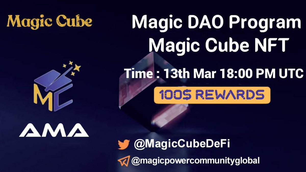 Magic Cube Finance tweet media