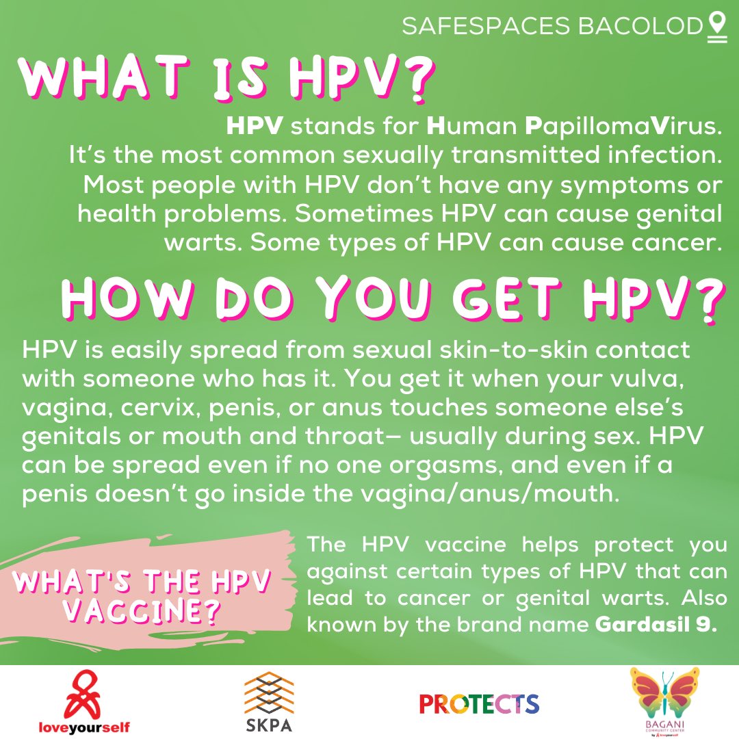 safespacesbcd's tweet photo. ๐๐ฃ๐ฉ is the most common STD there is, and ๐ฎ๐ป๐ ๐๐ฒ๐
๐๐ฎ๐น๐น๐ ๐ฎ๐ฐ๐๐ถ๐๐ฒ ๐ถ๐ป๐ฑ๐ถ๐๐ถ๐ฑ๐๐ฎ๐น can get it. Learn more about this by reading below, and always remember to practice safe sex!
#safespacesbcd #safespacesph #baganibcd #baganicares #loveyourselfph https://t.co/V2JaFJEOxd
