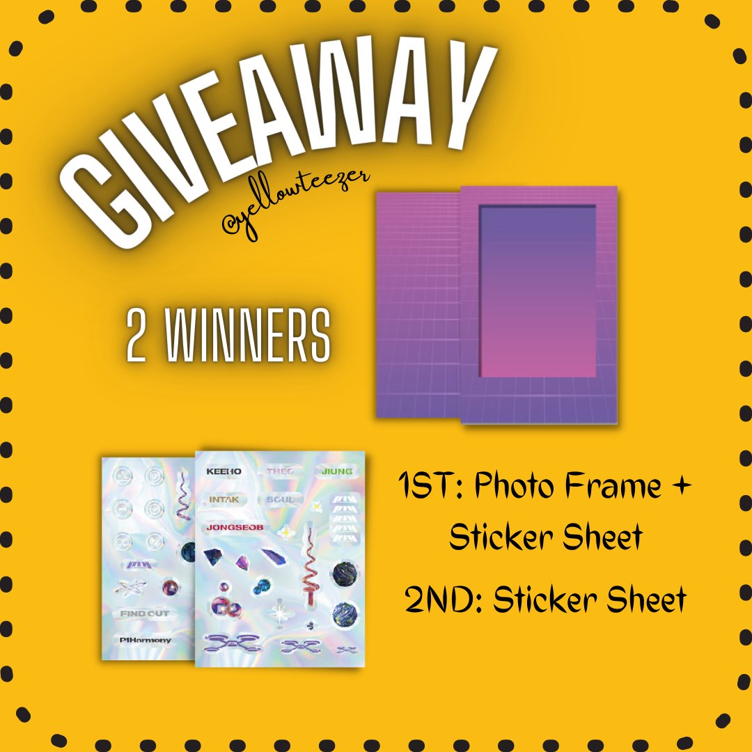YELLOWTEEZER's tweet photo. HOSTING A GO FOR P1HARMONY MD

~SET IS SECURED!~

[MEMBER PC]
Keeho: ✔️✔️✔️
Theo: ❌❌❌
Jiung: ❌✔️✔️
Intak: ❌✔️✔️
Soul: ❌❌❌
Jongseob: ✔️✔️✔️

[STICKER SHEET + PHOTO FRAME]
❌✔️✔️

*all joiners will be entered in the giveaway!*
피원하모니 포카 #wtsp1harmony #wttp1harmony https://t.co/uwVOBsjy09