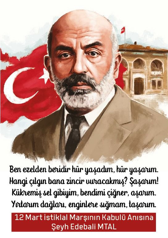 edebalimtal's tweet photo. DAVET
Yer: Şarkışla Aşık Veysel Kültür Merkezi
Tarih:14.03.2022 Pazartesi
Saat:19.00
Okulumuz Öğretmen ve Öğrencileri tarafından hazırlanan İstiklal Marşı'nın Kabulü ve Mehmet Akif Ersoy'u Anma Programına tüm halkımız davetlidir. https://t.co/L5whpFQZAB