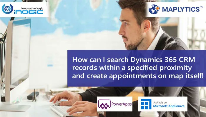 Maplytics's tweet image. Search and Plot Dynamics 365 CRM records within a specified proximity and book appointments on the map itself! 

buff.ly/3ISUcmd 

#proximitysearch #mapanalytic #powerapps #dynamics365 #MSDynCRM #CRMData #MSDyn365 #autoschedule