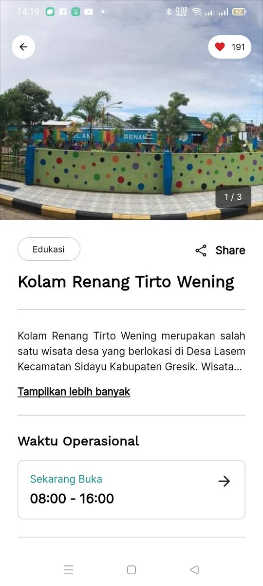 ismailsag31's tweet photo. Berwisata kemana, Jelas ke Desa Wisata Asri
#TPPJawaTimur 
#tpplamongan
@halimiskandarnu
@tppkemendes
@LuthfiyahNurla1 
@Ari_Asharie
@Nuri_Maulidi_Z 
@Iskandar__NH
@masnafik
@arisaputrop3md
@MasMukhlish182 
@Hizbullohhuda1 https://t.co/f2rBNjbL2N