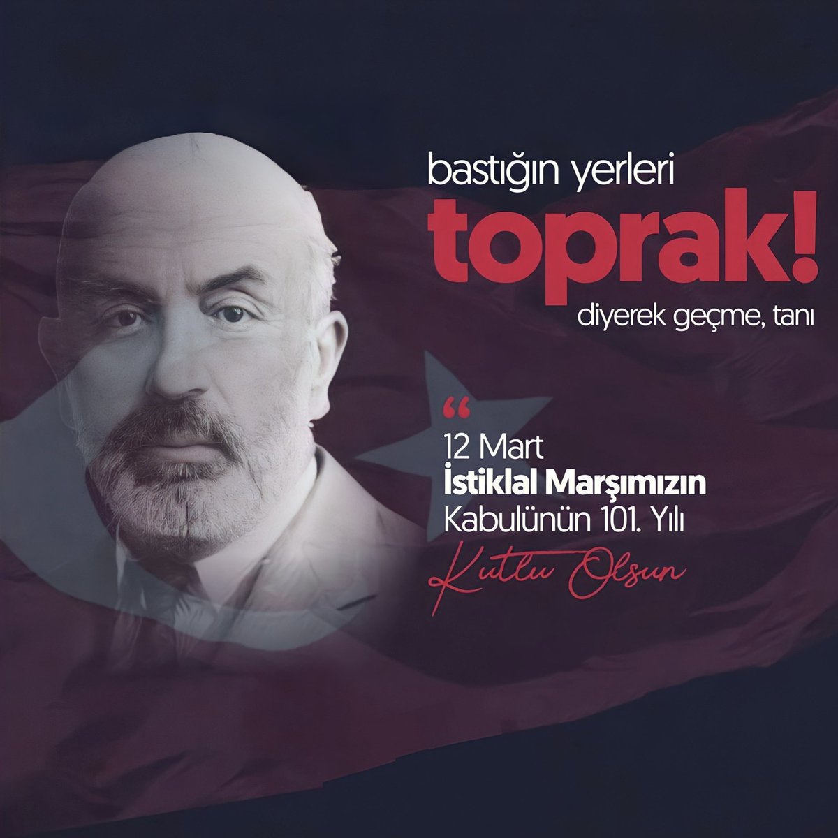 alimahir's tweet photo. #İstiklalMarşı’mızın, Türkiye Büyük Millet Meclisi’nde Milli Marş olarak kabul edilişinin 101. yıl dönümünde;

Başta Gazi Mustafa Kemal Atatürk olmak üzere, Milli Şairimiz #MehmetAkifErsoy’u ve aziz vatanımızın bağımsızlığı uğruna can veren tüm şehitlerimizi minnetle anıyorum. 🇹🇷 https://t.co/PFVJiTBHsZ