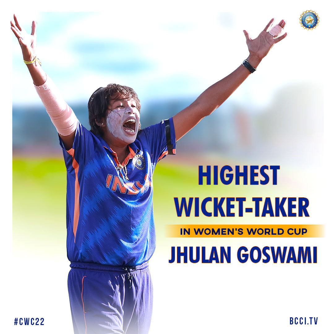IND-W vs WI-W: Jhulan Goswami creates HISTORY, becomes highest wicket-taker in Women's World Cup - Check out