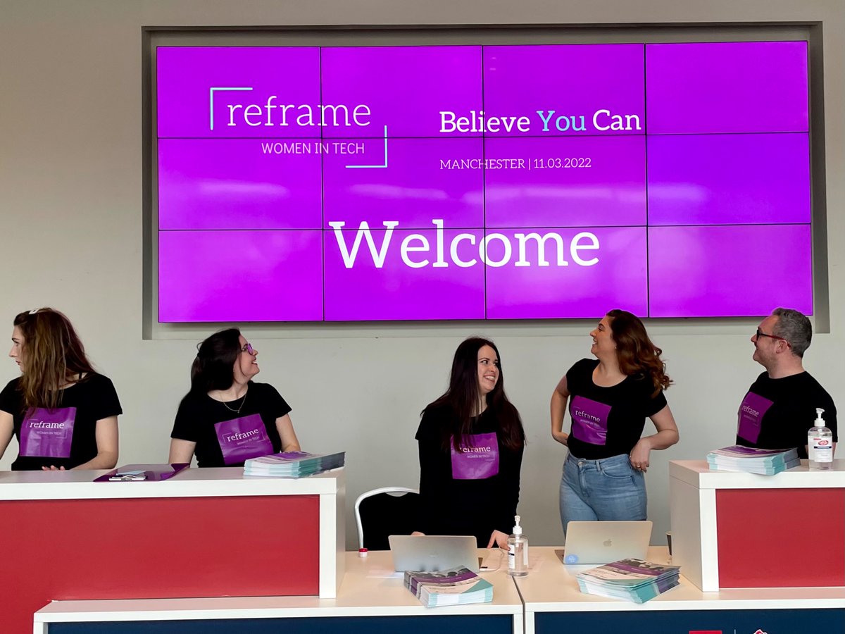Jlopenshaw's tweet photo. Yesterday I attended the #ReframeWIT Women in Tech conference. Completely blown away by the amazing speakers and the wonderful community in the room (500+!). So inspiring #womenintech #BelieveYouCan @BAES_Digital @techreturners https://t.co/YcdOqt5cOg