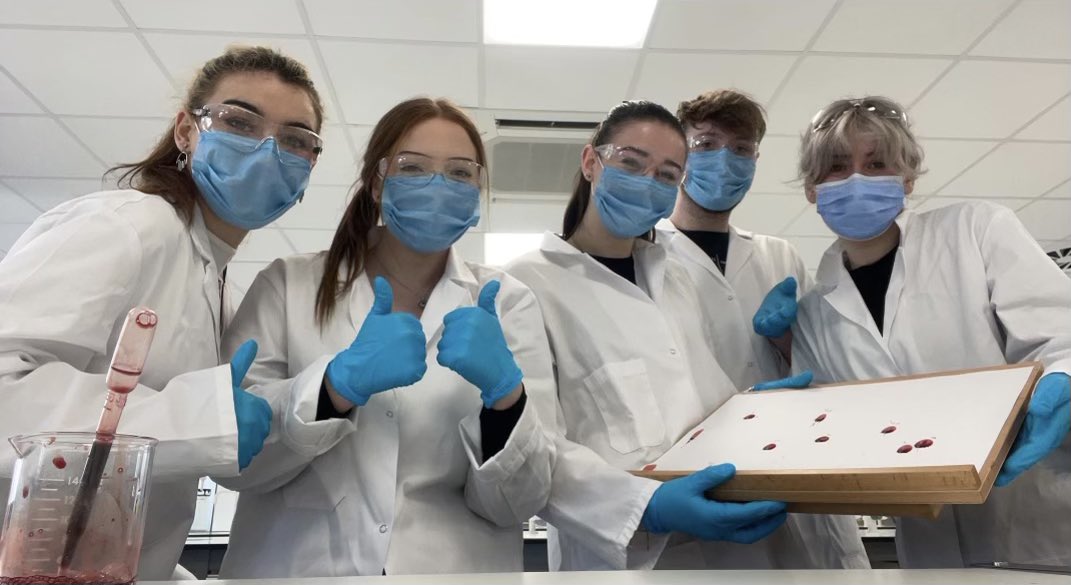 An exciting week this week. I began my BPA course at uni, to be continued online through Spattered! And I became a member of the Chartered Society of Forensics! #Students #forensics