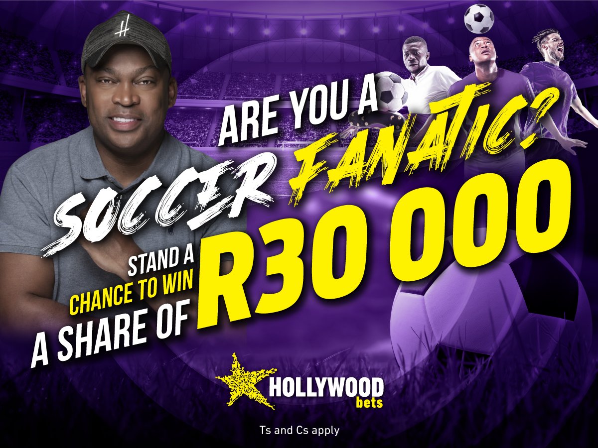 Are you a soccer fanatic? ⚽ Here's you chance to win a share of R30000 with <a href="/Hollywoodbets/">Hollywoodbets</a>.

To enter all you have to do is reply or send a message on the YFM app telling us who your favourite soccer player is. Use #HollywoodbetsDiskiSpina + tag <a href="/Yfm/">Y</a>.

Ts&amp;Cs apply.