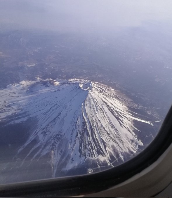 富士山が綺麗でした。 
