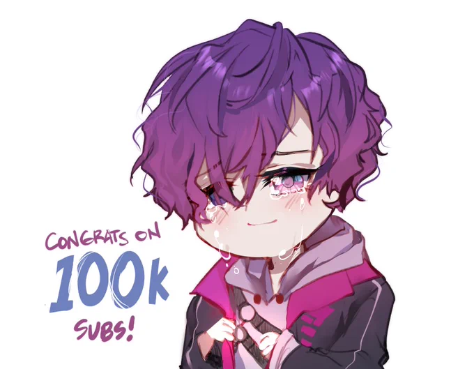 Congrats on 100k subs! It's ok to be emotional!
#UkiVioleta #VioletAtelier #NIJISANJI_EN 