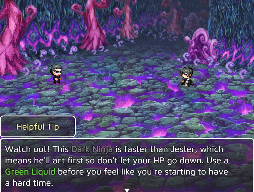 QuickflashRPG's tweet image. Combat's tight in the dark kingdom!