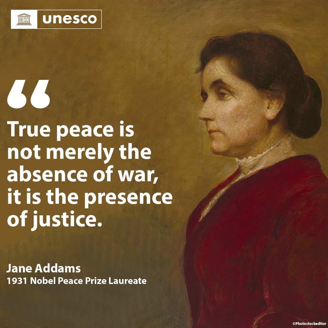 UNESCO's tweet photo. Conflicts tend to heighten pre-existing gender inequalities. We will never be able to achieve just peace unless #GenderEquality is achieved!

As we marked #InternationalWomensDay this week, let us remember the daily struggle of all women &amp; girls standing up for gender equality! https://t.co/ChQUn8P8Km