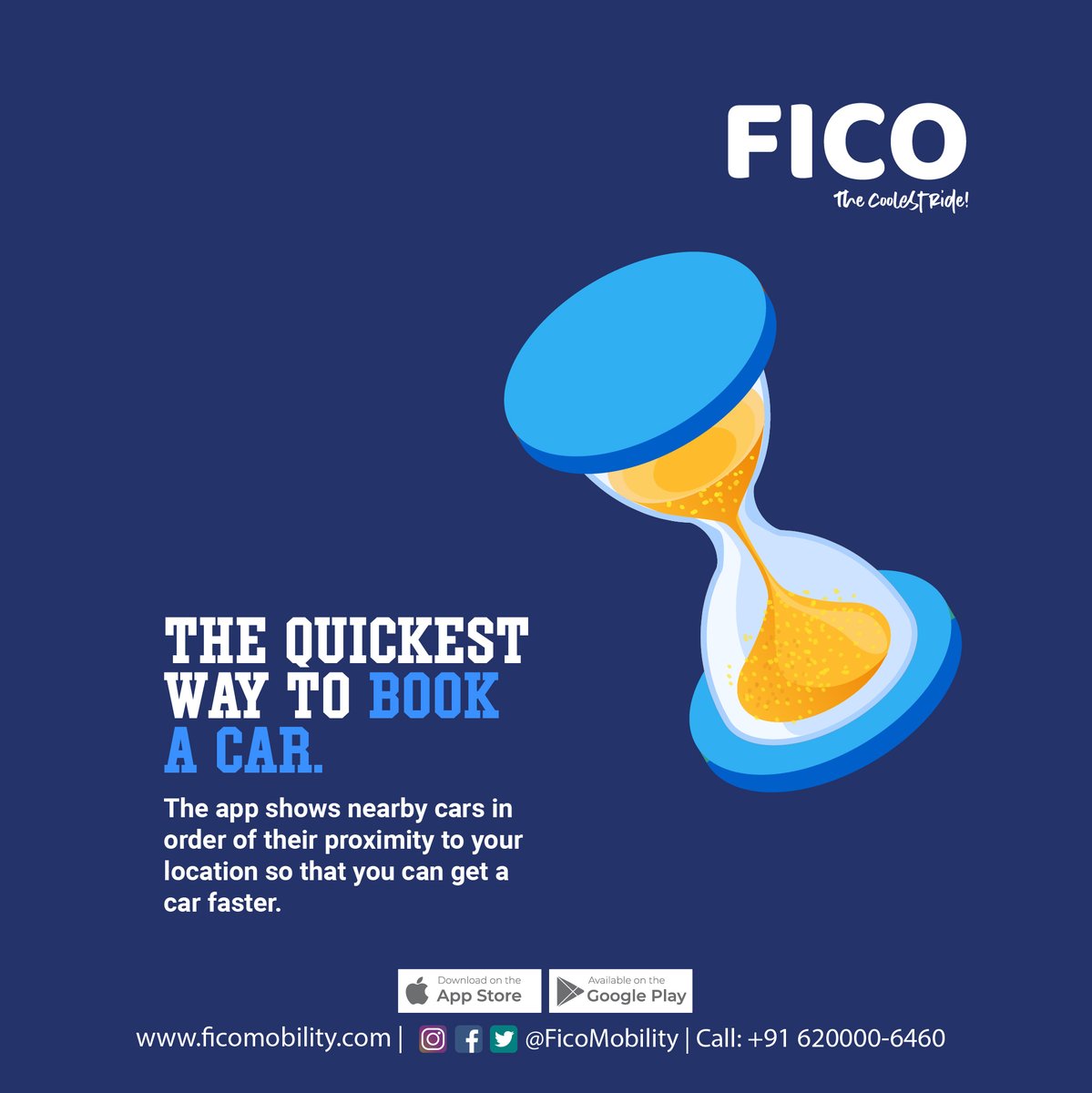 Fico_mobility's tweet photo. The quickest way to book a car

The app shows nearby cars in order of their proximity to your location so that you can get a car faster.
Book Now: https://t.co/inLsbViG1u
TOLL-FREE: 6200 006 460
#ficocarshare #Fico #FicoMobility #CarShare #FicoHost #SelfDrive https://t.co/KwTKEv6Swt