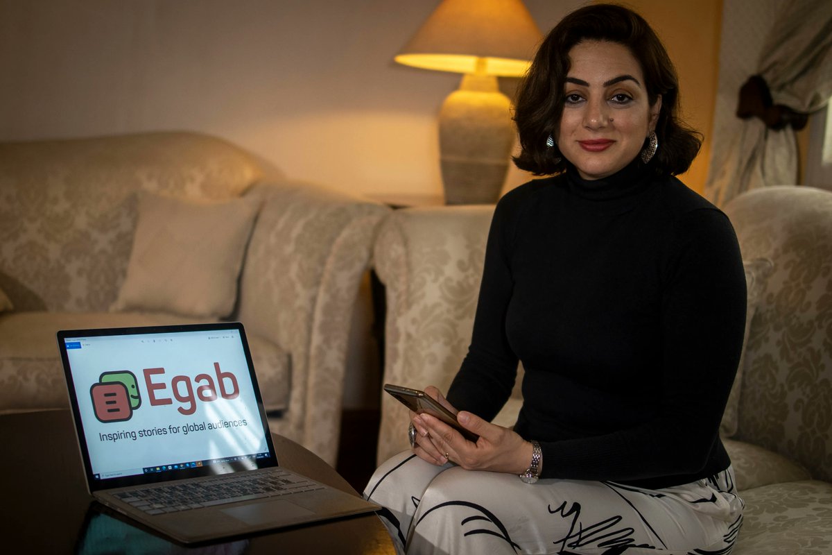 ICFJ's tweet photo. Last year, Egypt-based media outlet Egab trained more than 50 journalism students in #Nigeria on solutions reporting. Here’s how this @IJNet Arabic Mentoring Center mentee is helping reporters acquire more bylines: https://t.co/REZmab2dzM https://t.co/kKXzFQMvIb