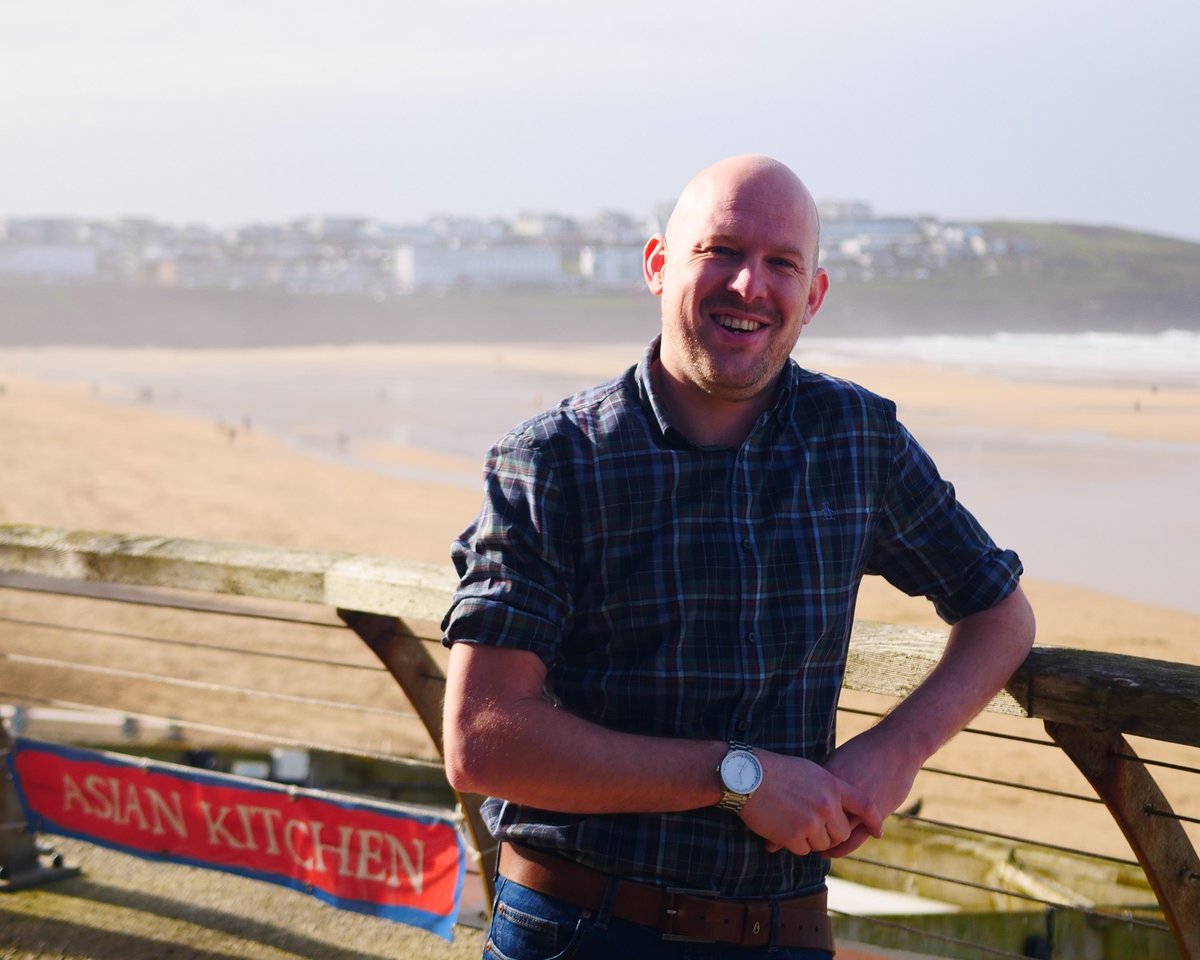 Say hello to Ben, our General Manager by the beach <a href="/SteinFistral/">Rick Stein, Fistral</a> in Newquay ⭐ He joined us last autumn and hit the ground running with new ideas and improvements to make Fistral an even better place to dine and work.