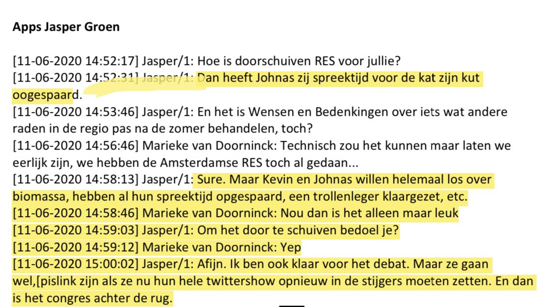 Johnasvlammeren's tweet photo. GroenLinks in campagne: 

“Wij maken ons hard voor andermans rechten. Ook als we van elkaar verschillen. Juist dan.”

GroenLinks in de raad: 

“We blokkeren de democratische rechten van de oppositie. Partij voor de Dieren heeft dan ‘voor de kat z’n kut spreektijd opgespaard.” https://t.co/9VUuVf1S13