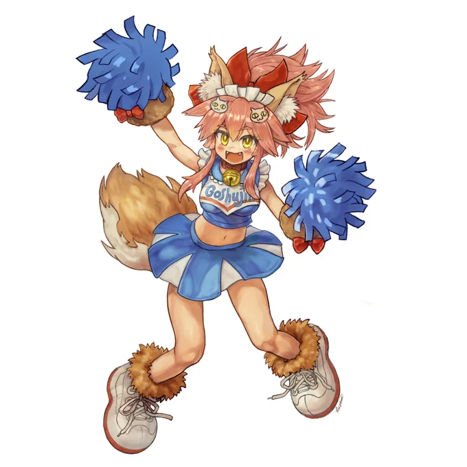 「フレーッ!フレーッ!ご・主・人ッ✨✨」
#FGO #タマモキャット 