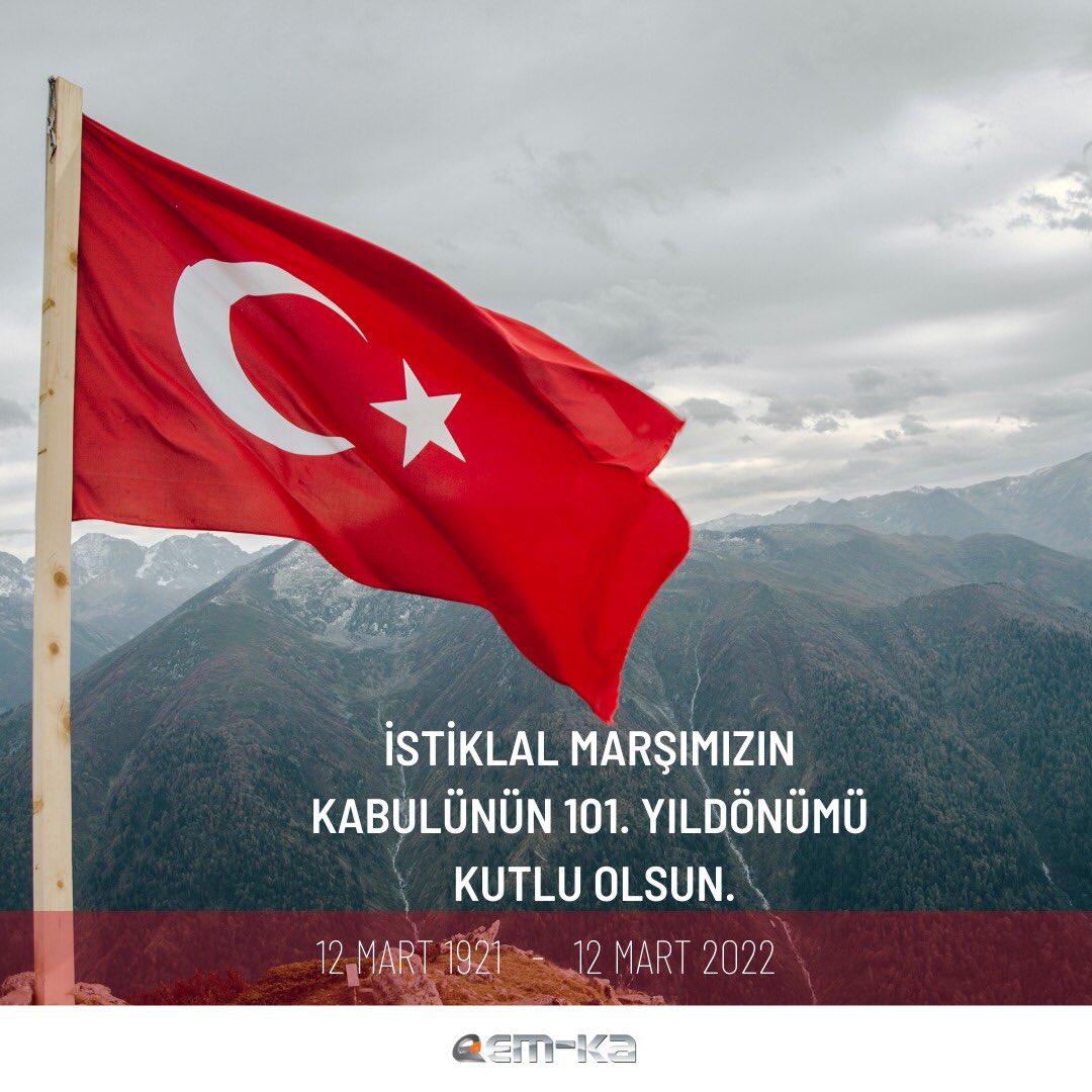 em_kacelikyapi's tweet photo. 🇹🇷

"Korkma, sönmez bu şafaklarda yüzen al sancak;
Sönmeden yurdumun üstünde tüten en son ocak."

Milletimizin dirilişinin, birliğinin ve zaferinin destanı 101 yaşında!

#İstiklalMarşı101Yaşında
#MehmetAkifErsoy https://t.co/2jTw8zwIlp