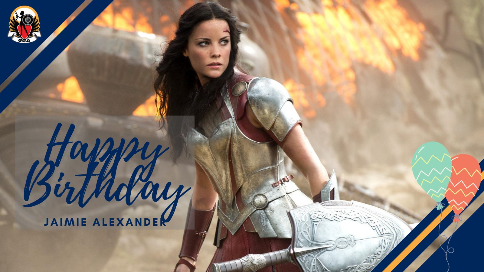 Happy Birthday to Jaimie Alexander, a.k.a. Lady Sif!   