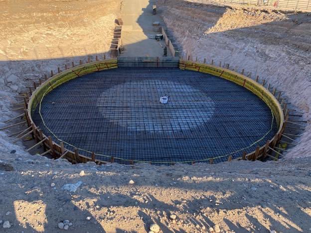 GoldstoneDSN's tweet photo. March 2022 update for the construction of antenna #DSS23 https://t.co/WGrkfyTByI