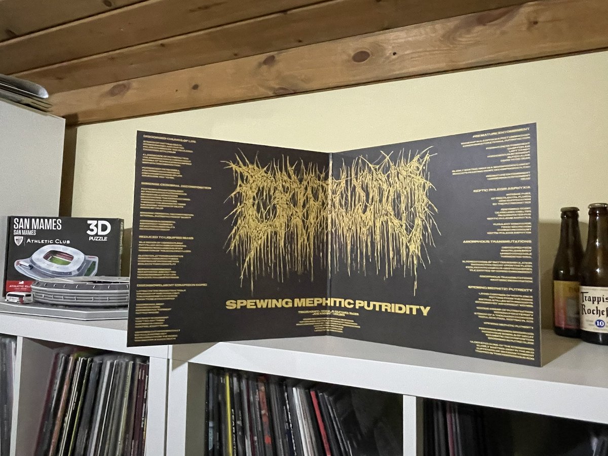 Listo para su envío.
Ready for shipping.

Cryptworm - "Spewing Mephitic Putridity" (2022)

catabasisrecords.com 

#vinyljunkie #vinylrecords #vinylcollection #cryptworm