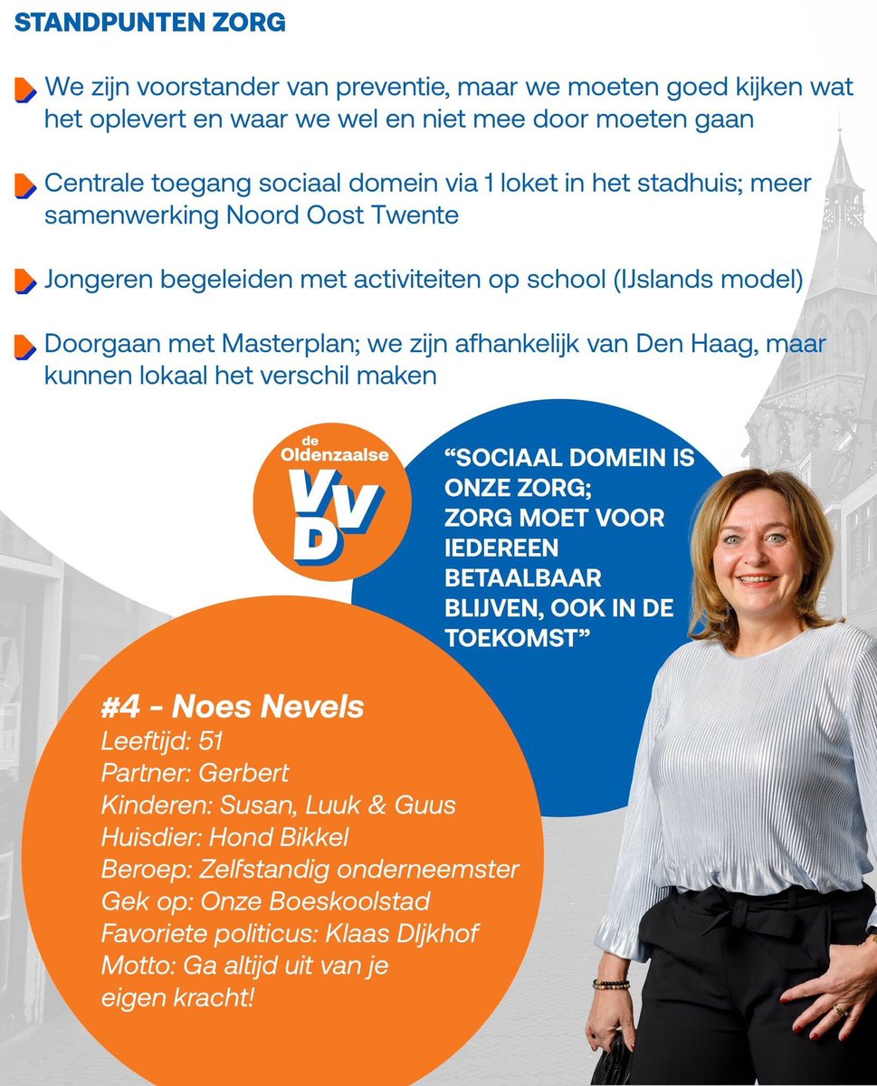 We presenteren onze kandidaten van #23 naar #1. We zijn gestart met de top 5. Vandaag op #4 @NoesNevels