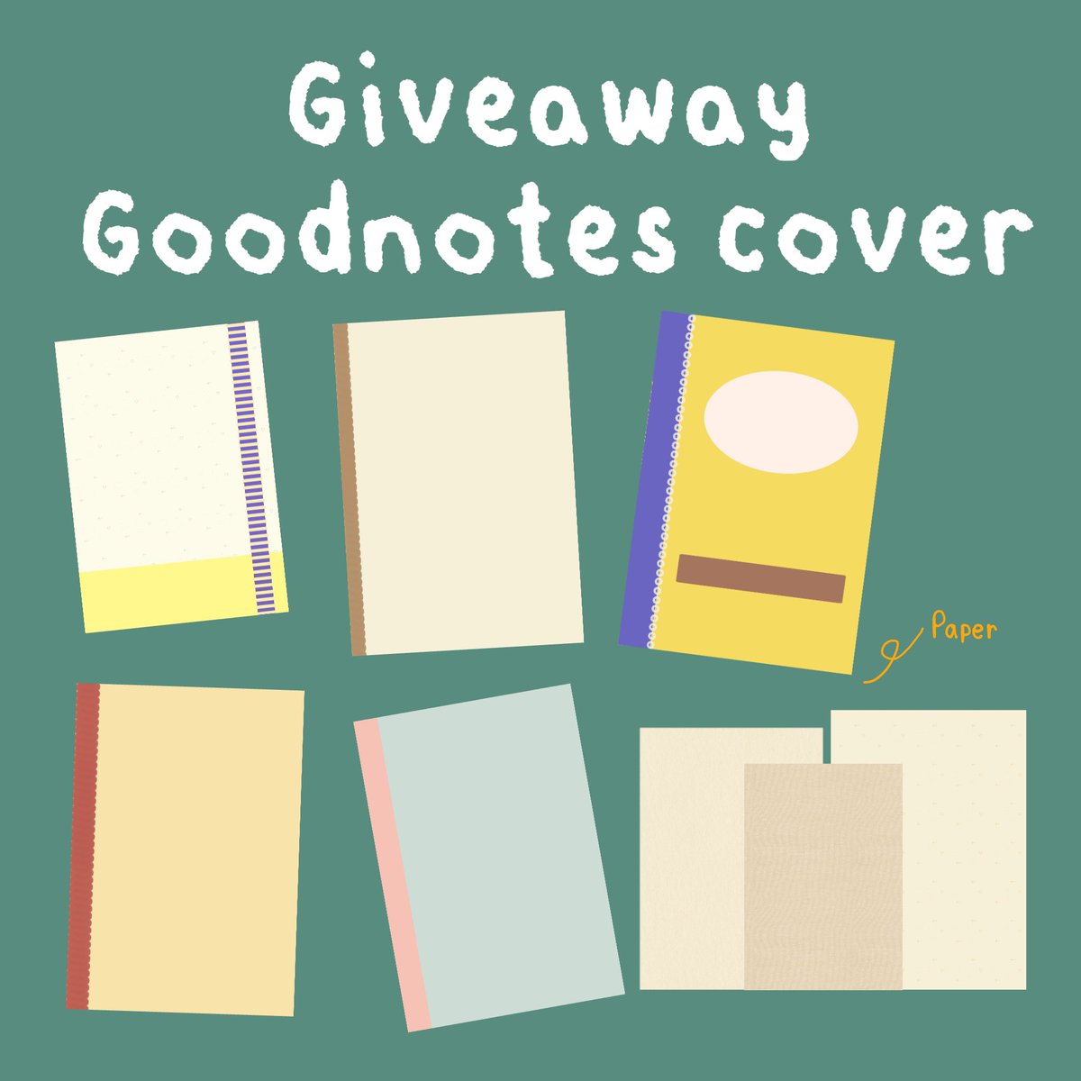 Giveaway goodnotes cover 📙
ɴᴏᴛ ꜰᴏʀ ᴄᴏᴍᴍᴇʀᴄɪᴀʟ  𝘬𝘪𝘯𝘥𝘭𝘺 𝘳𝘵 𝘣𝘦𝘧𝘰𝘳𝘦 𝘶𝘴𝘪𝘯𝘨
🔗 drive.google.com/drive/folders/…

#แจกpng #แจกไฟล์png #แจกไฟล์ #goodnotes5 #goodnotes #แจกปกgoodnotes  #dek65