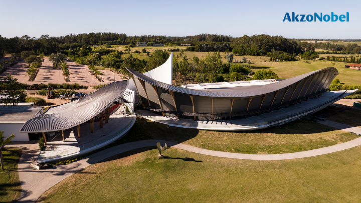 steverudderham's tweet photo. This is the gorgeous Atchugarry Museum of Contemporary Art. An amazing new venue in Uruguay which features more than 1,000 liters of @AkzoNobel's Cetol woodcare products. A great example of combining sustainable technology with responsible architecture. #PassionForPaint #Cetol https://t.co/5AtqlNCzCq