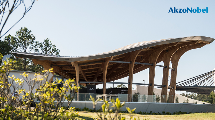 steverudderham's tweet photo. This is the gorgeous Atchugarry Museum of Contemporary Art. An amazing new venue in Uruguay which features more than 1,000 liters of @AkzoNobel's Cetol woodcare products. A great example of combining sustainable technology with responsible architecture. #PassionForPaint #Cetol https://t.co/5AtqlNCzCq