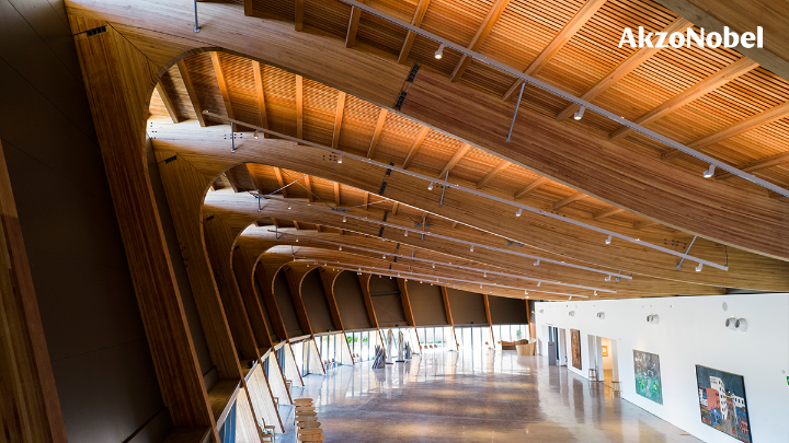 steverudderham's tweet photo. This is the gorgeous Atchugarry Museum of Contemporary Art. An amazing new venue in Uruguay which features more than 1,000 liters of @AkzoNobel's Cetol woodcare products. A great example of combining sustainable technology with responsible architecture. #PassionForPaint #Cetol https://t.co/5AtqlNCzCq